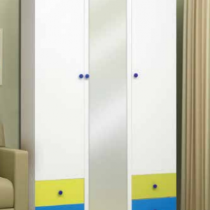 Шкаф 3-х дверный ''Радуга'' с зеркалом